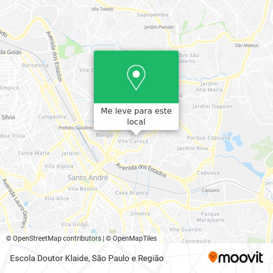 Escola Doutor Klaide mapa