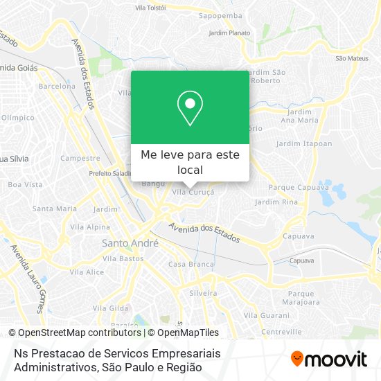 Ns Prestacao de Servicos Empresariais Administrativos mapa