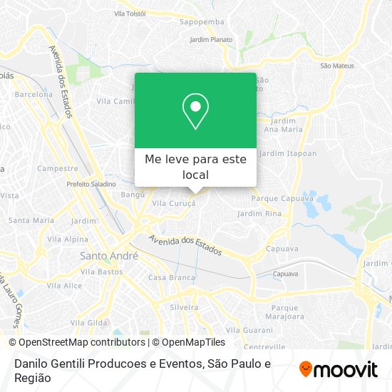 Danilo Gentili Producoes e Eventos mapa