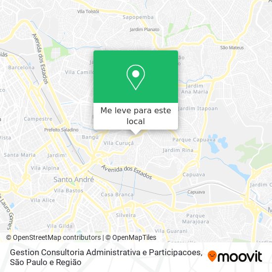 Gestion Consultoria Administrativa e Participacoes mapa