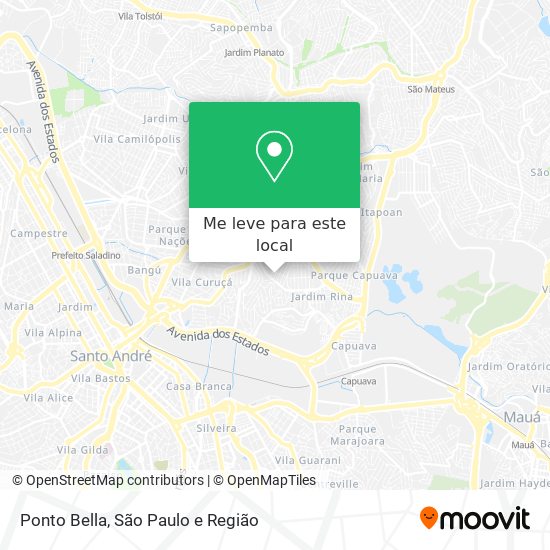 Ponto Bella mapa