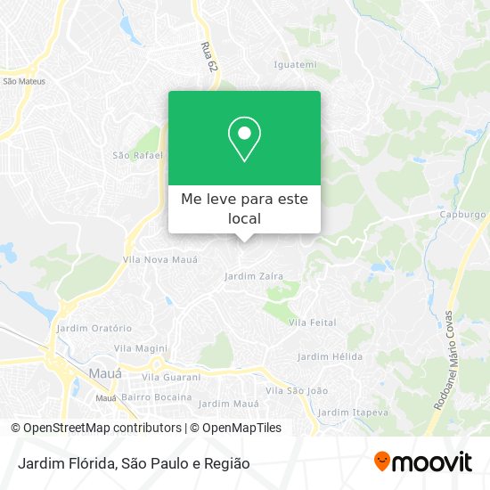 Jardim Flórida mapa