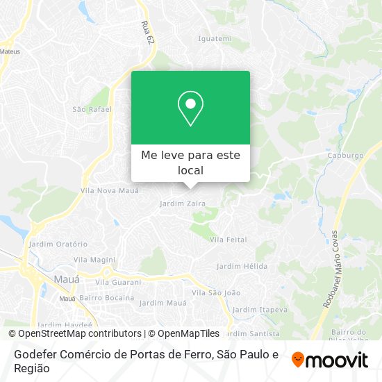 Godefer Comércio de Portas de Ferro mapa