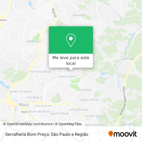 Serralheria Bom Preço mapa