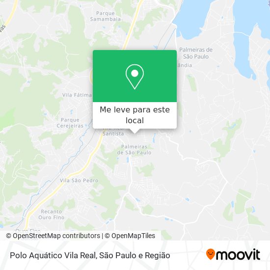 Polo Aquático Vila Real mapa