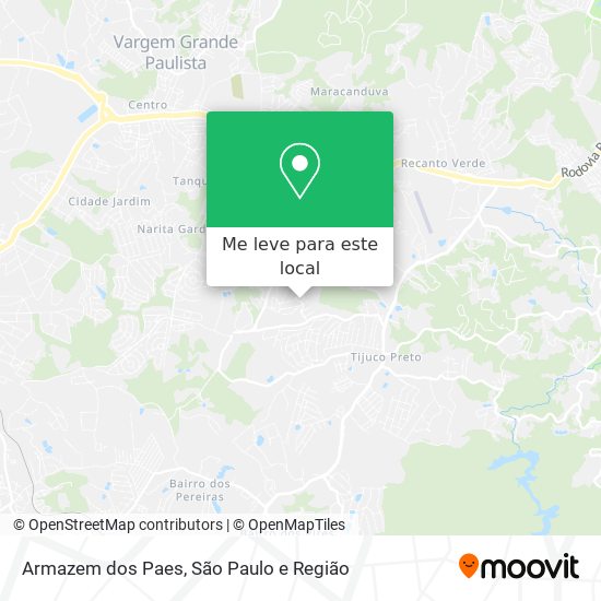 Armazem dos Paes mapa