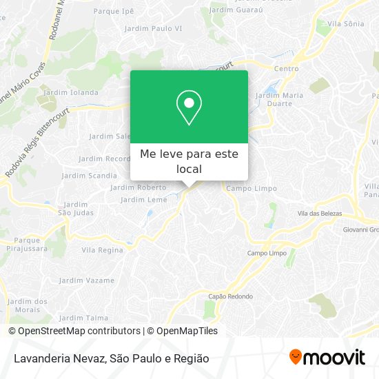 Lavanderia Nevaz mapa