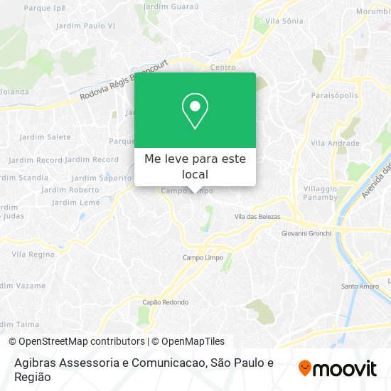 Agibras Assessoria e Comunicacao mapa