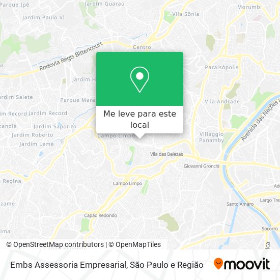 Embs Assessoria Empresarial mapa