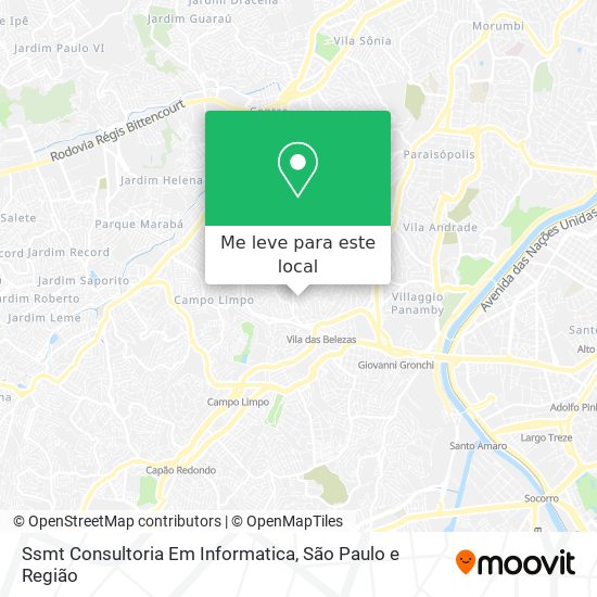 Ssmt Consultoria Em Informatica mapa