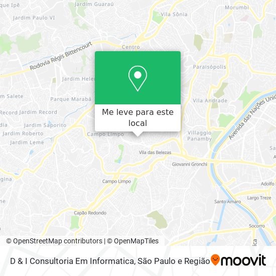 D & I Consultoria Em Informatica mapa