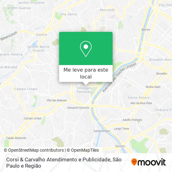 Corsi & Carvalho Atendimento e Publicidade mapa