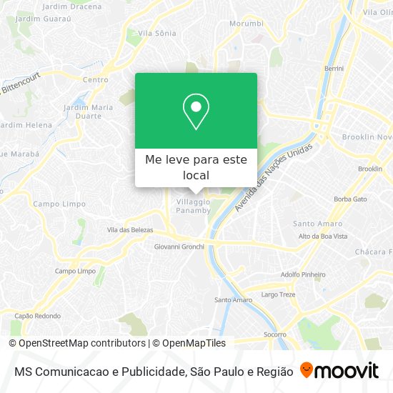 MS Comunicacao e Publicidade mapa