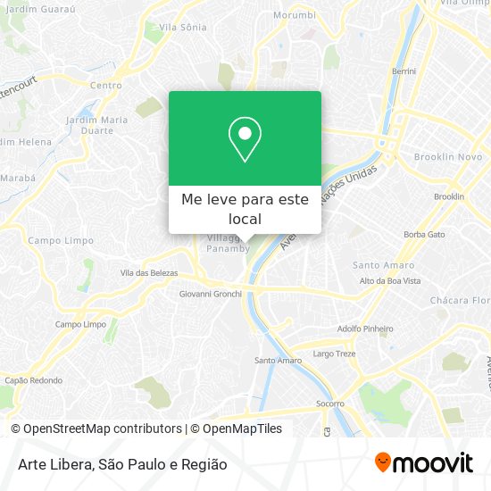 Arte Libera mapa