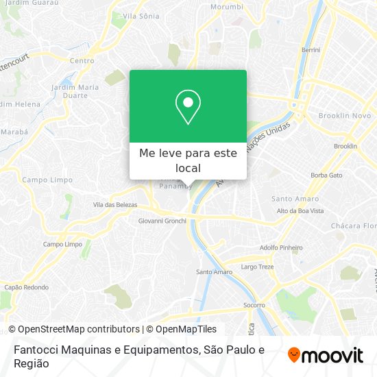Fantocci Maquinas e Equipamentos mapa