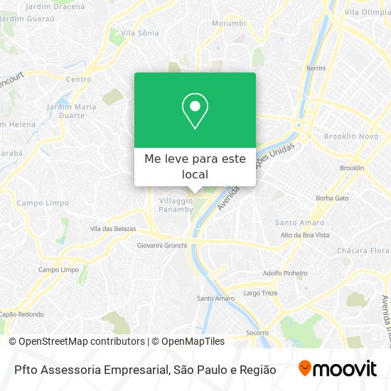 Pfto Assessoria Empresarial mapa