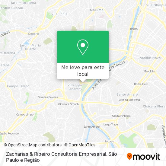 Zacharias & Ribeiro Consultoria Empresarial mapa