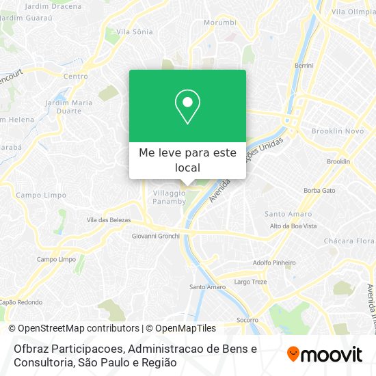 Ofbraz Participacoes, Administracao de Bens e Consultoria mapa