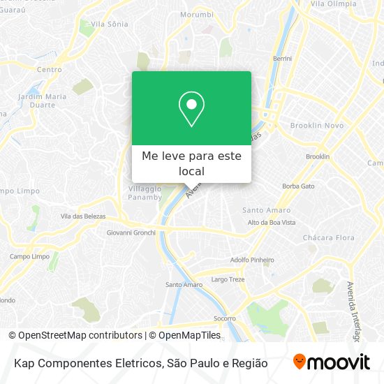 Kap Componentes Eletricos mapa