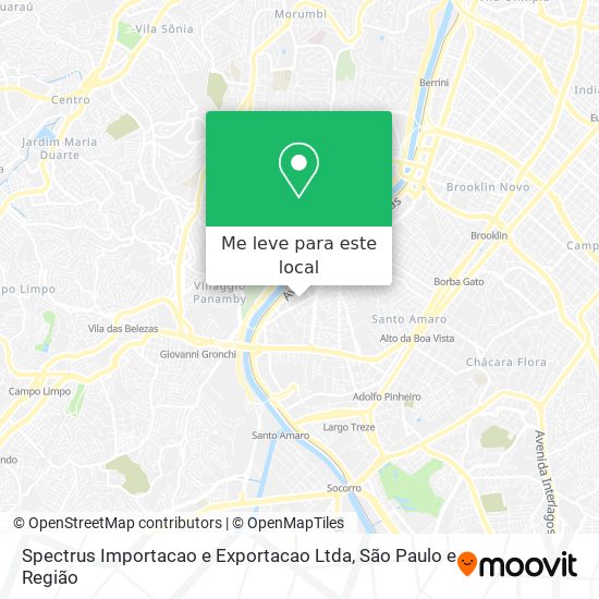 Spectrus Importacao e Exportacao Ltda mapa
