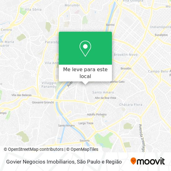 Govier Negocios Imobiliarios mapa