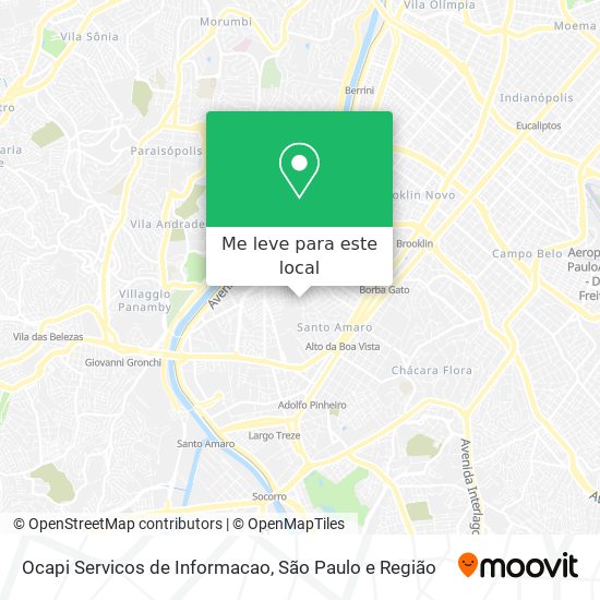 Ocapi Servicos de Informacao mapa