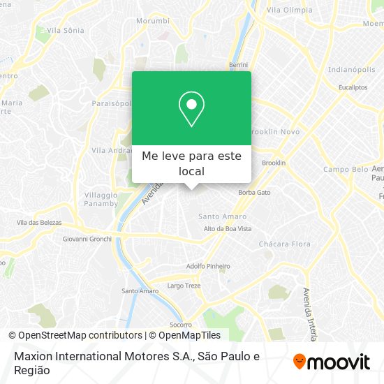 Maxion International Motores S.A. mapa