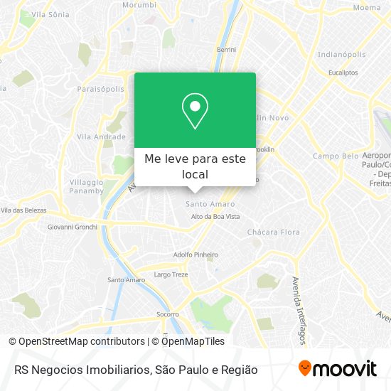 RS Negocios Imobiliarios mapa