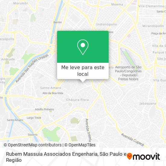 Rubem Massuia Associados Engenharia mapa