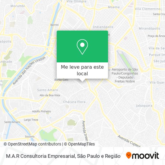 M.A.R Consultoria Empresarial mapa