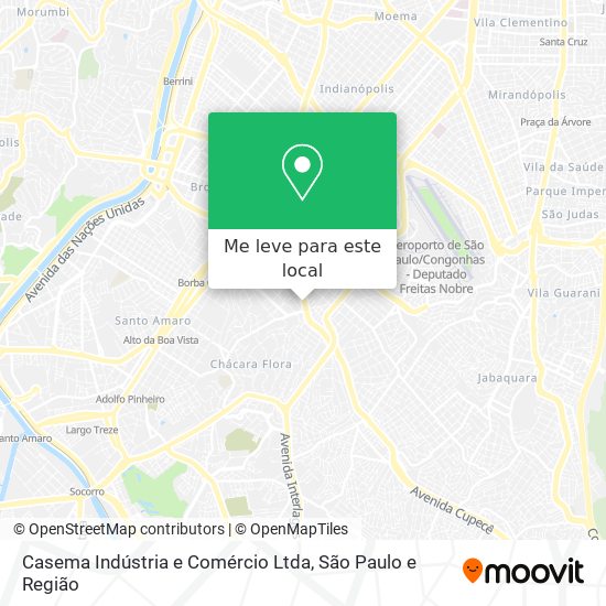 Casema Indústria e Comércio Ltda mapa