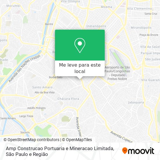 Amp Construcao Portuaria e Mineracao Limitada mapa