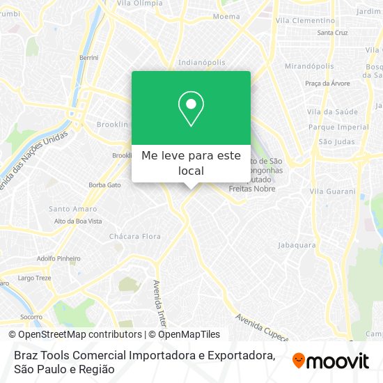 Braz Tools Comercial Importadora e Exportadora mapa