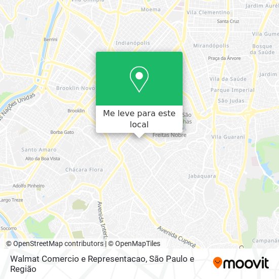 Walmat Comercio e Representacao mapa