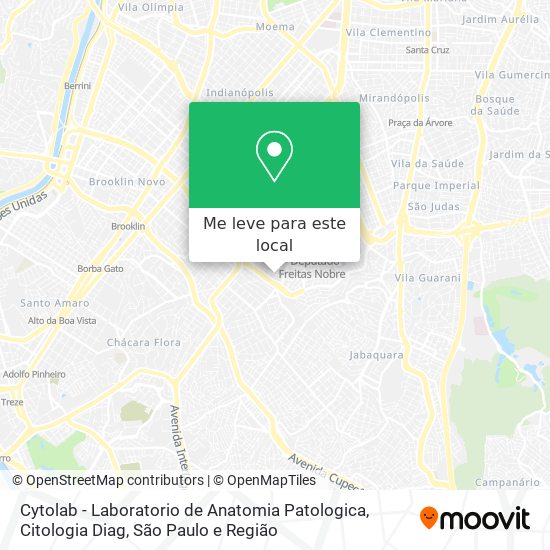 Cytolab - Laboratorio de Anatomia Patologica, Citologia Diag mapa