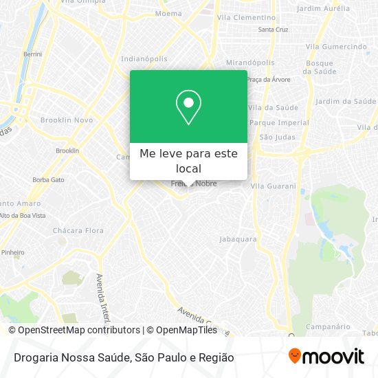 Drogaria Nossa Saúde mapa