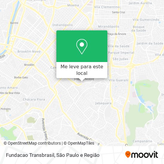 Fundacao Transbrasil mapa