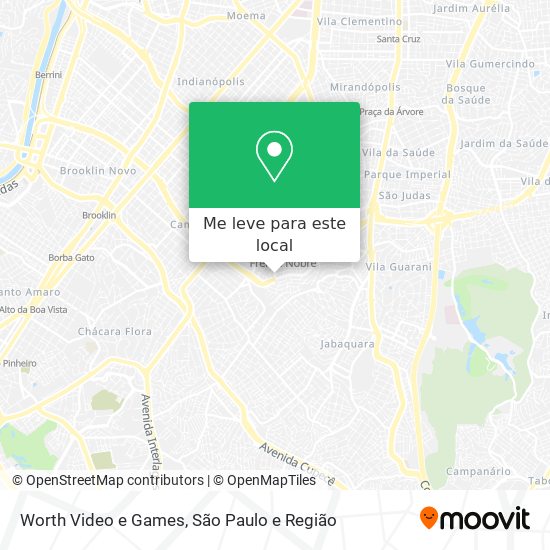 Worth Video e Games mapa