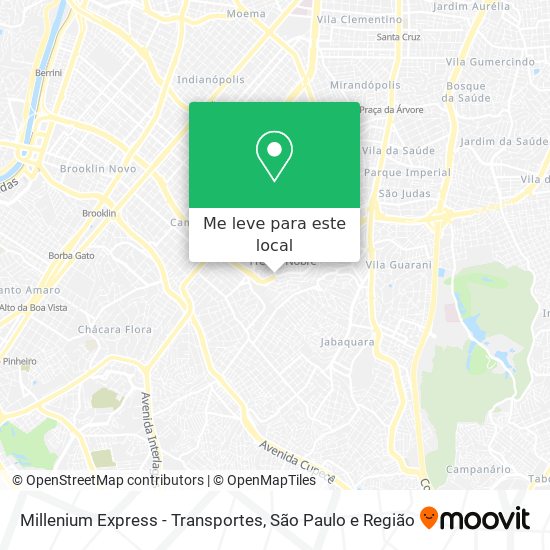 Millenium Express - Transportes mapa