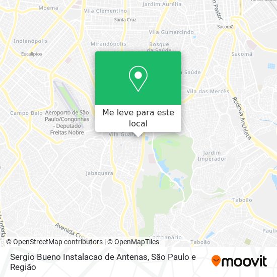 Sergio Bueno Instalacao de Antenas mapa
