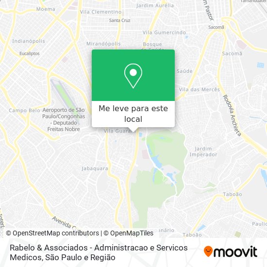 Rabelo & Associados - Administracao e Servicos Medicos mapa
