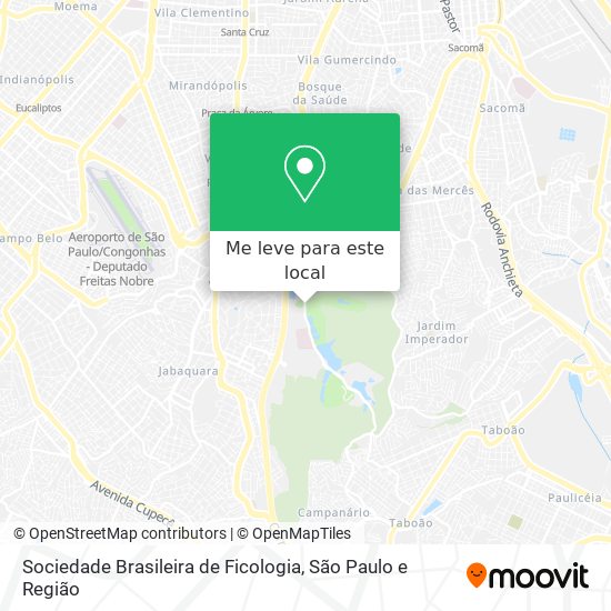 Sociedade Brasileira de Ficologia mapa