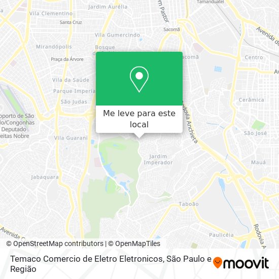 Temaco Comercio de Eletro Eletronicos mapa