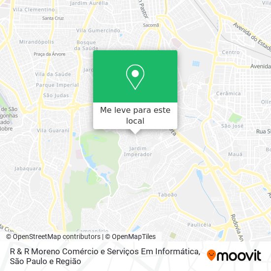 R & R Moreno Comércio e Serviços Em Informática mapa