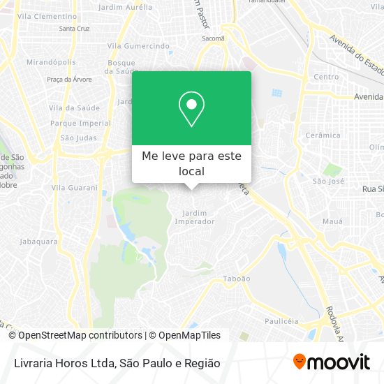 Livraria Horos Ltda mapa