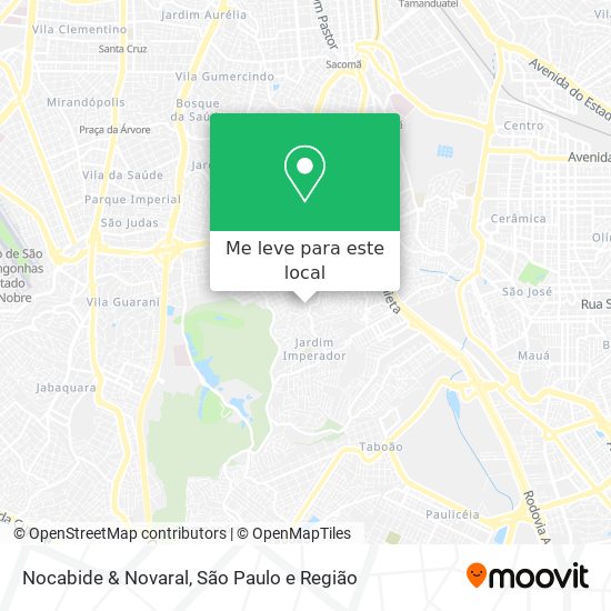 Nocabide & Novaral mapa