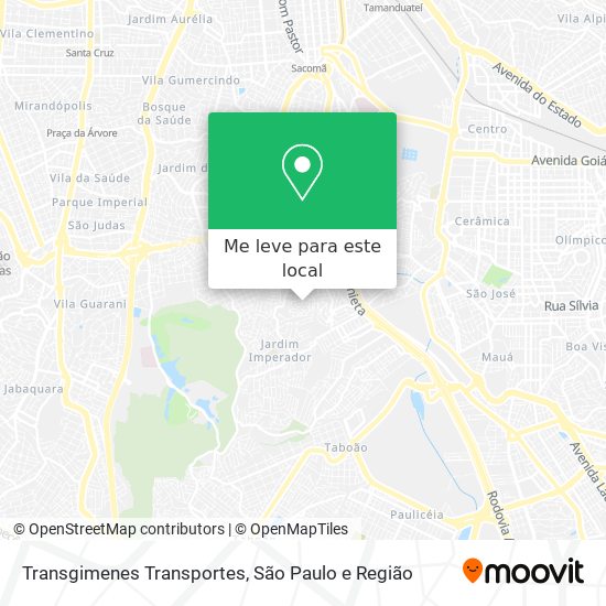 Transgimenes Transportes mapa