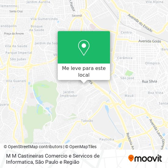 M M Castineiras Comercio e Servicos de Informatica mapa