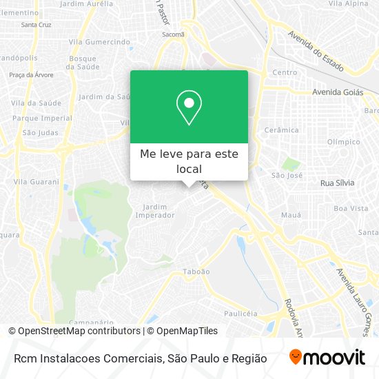 Rcm Instalacoes Comerciais mapa