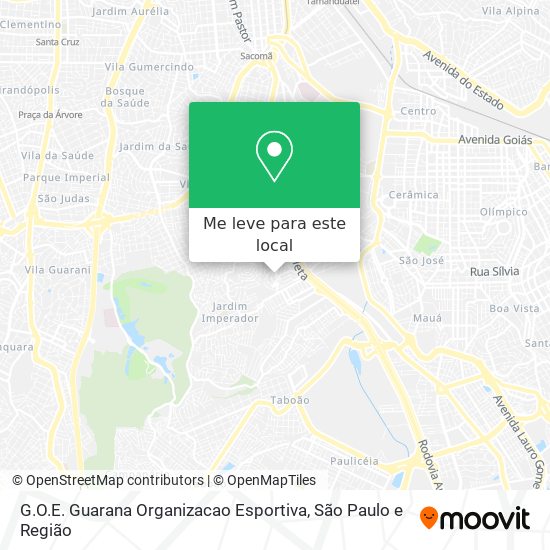 G.O.E. Guarana Organizacao Esportiva mapa